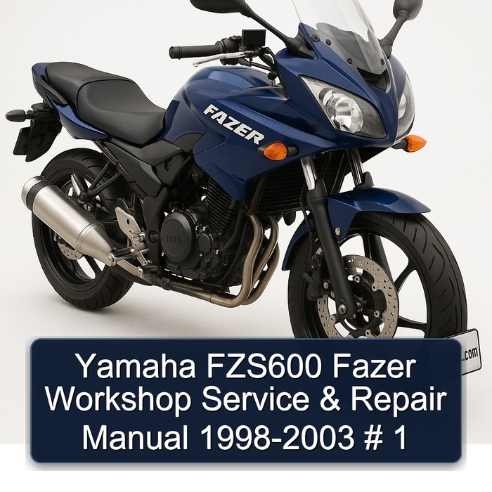 Yamaha FZS600 Fazer Workshop Manual de servicio y reparación 1998-2003 # 1