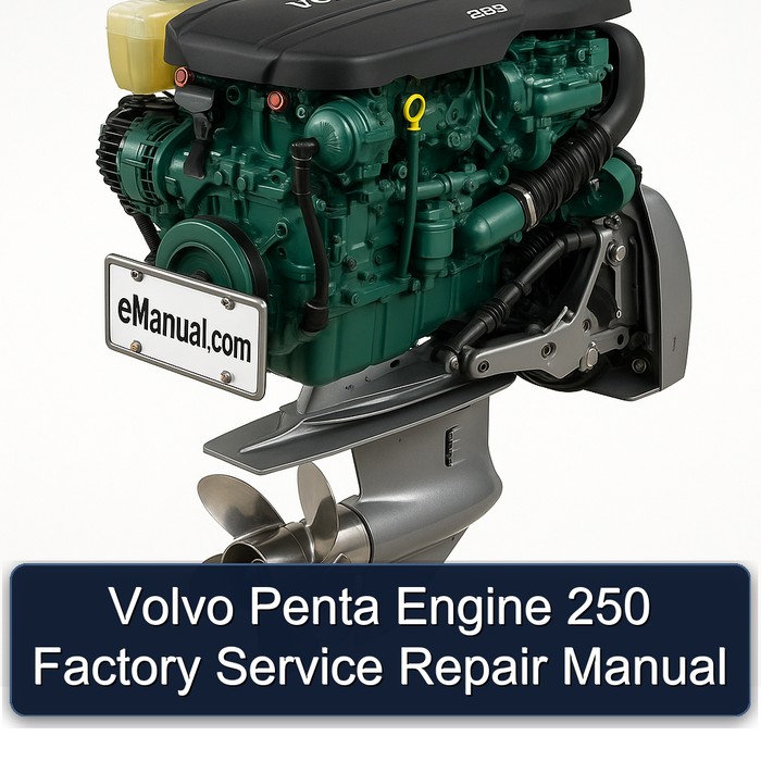 Volvo Penta Engine 250 Factory Service Repair Manual