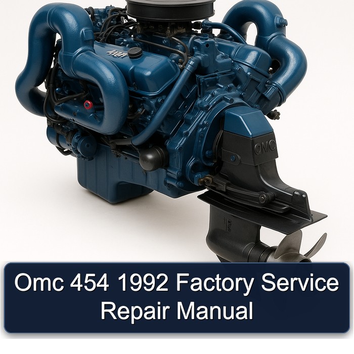 Omc 454 1992 Factory Service Repair Manual 