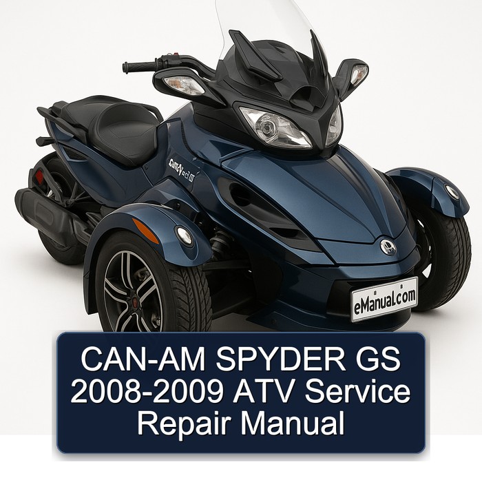 CAN-AM SPYDER GS 2008-2009 ATV Manual de servicio y reparación