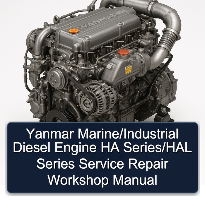 Manual de Reparación y Servicio para Motores Diésel Yanmar Marinos/Industriales Serie HA/HAL