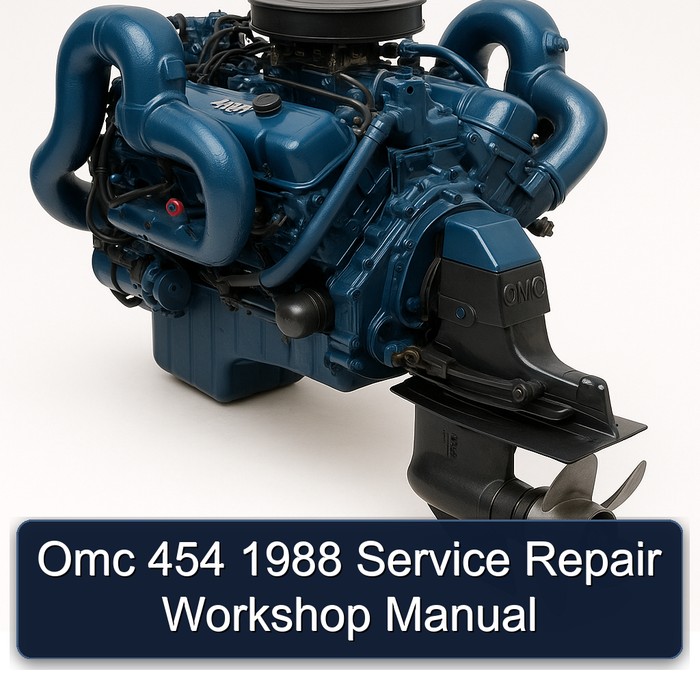 Omc 454 1988 Service Repair Workshop Manual