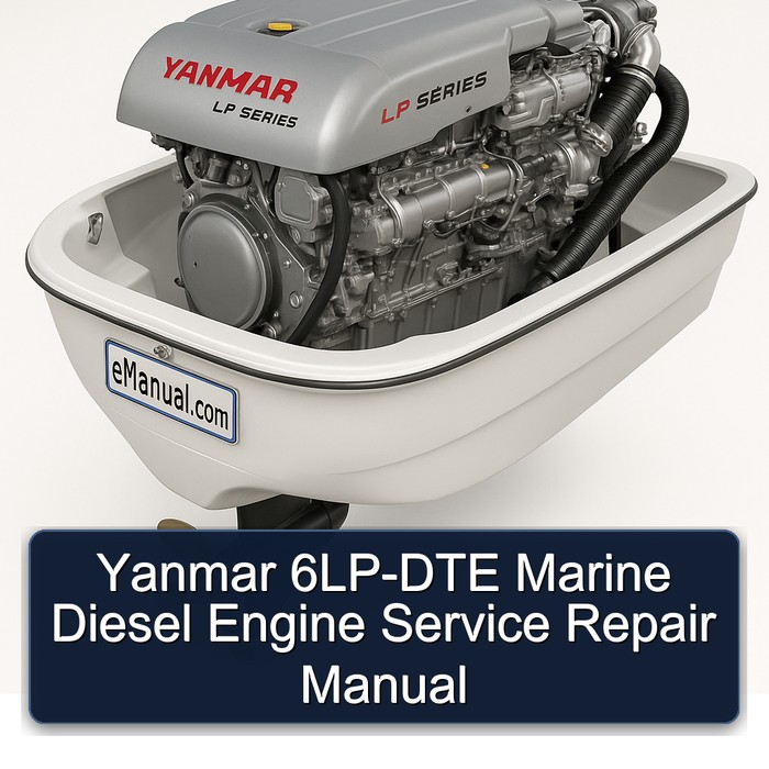 Yanmar 6LP-DTE Marine Diesel Engine Service Repair Manual
