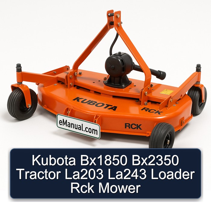 Kubota Bx1850 Bx2350 Tractor La203 La243 Loader Rck Mower