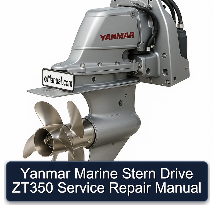 Yanmar Marine Stern Drive ZT350 Manual de servicio y reparación