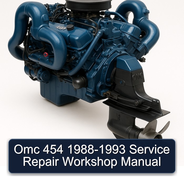 Omc 454 1988-1993 Service Repair Workshop Manual