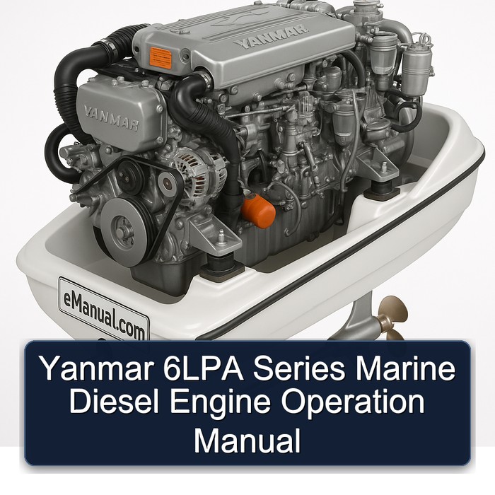 Yanmar 6LPA Series Marine Diesel Engine Operation Manual 