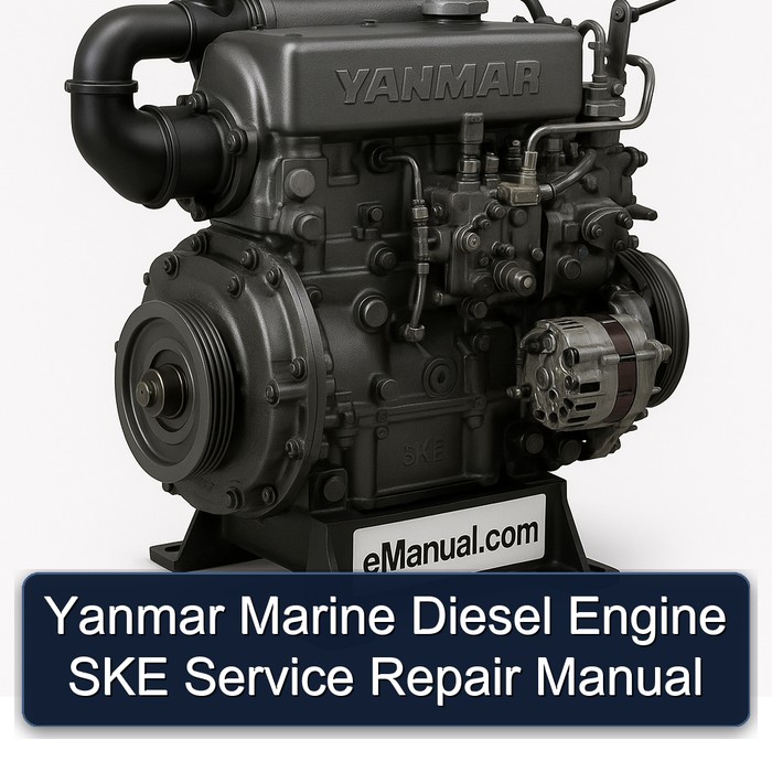Manual de Servicio y Reparación del Motor Diésel Marino Yanmar SKE