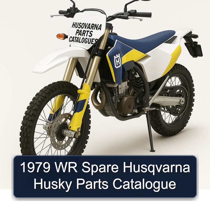 1979 WR Spare Husqvarna Husky Parts Catalogue
