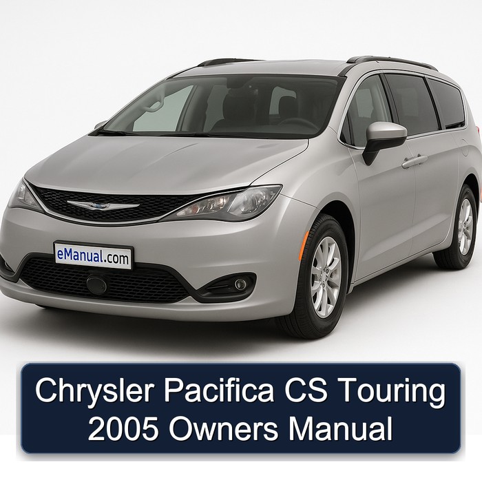 Chrysler Pacifica CS Touring 2005 Owners Manual