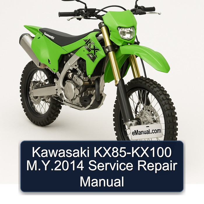 Kawasaki KX85-KX100 M.Y.2014 Service Repair Manual