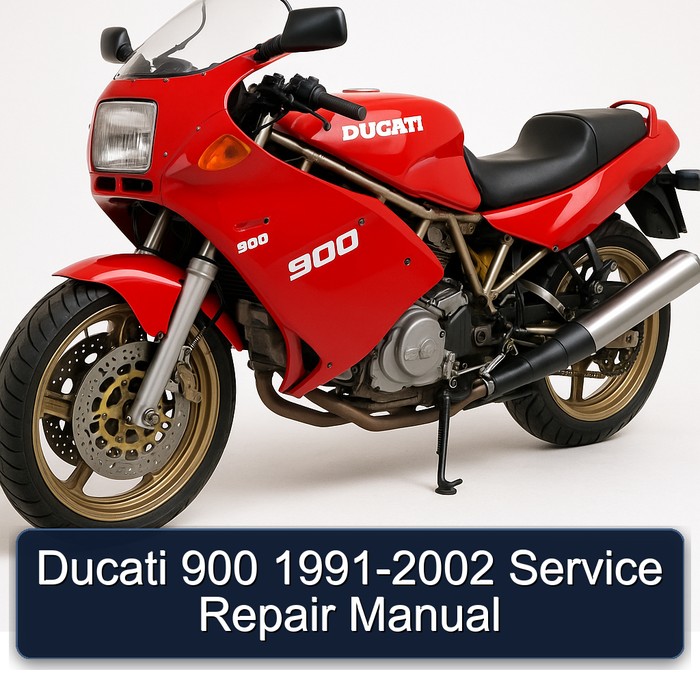 Ducati 900 1991-2002 Manual de servicio y reparación