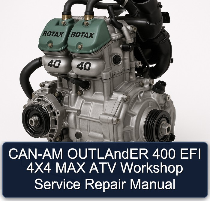 CAN-AM OUTLAndER 400 EFI 4X4 MAX ATV Workshop Manual de servicio y reparación
