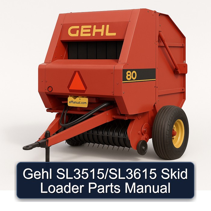 Gehl SL3515/SL3615 Skid Loader Parts Manual 