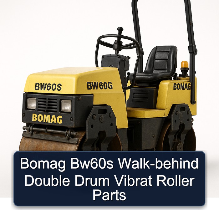 Bomag Bw60s Walk-behind Double Drum Vibrat Roller Parts