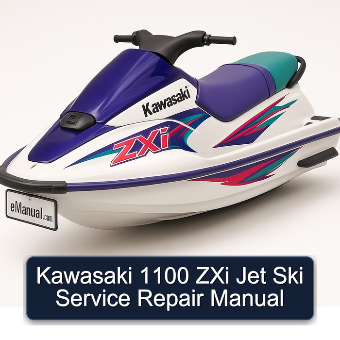 Kawasaki 1100 ZXi Jet Ski Manual de servicio y reparación