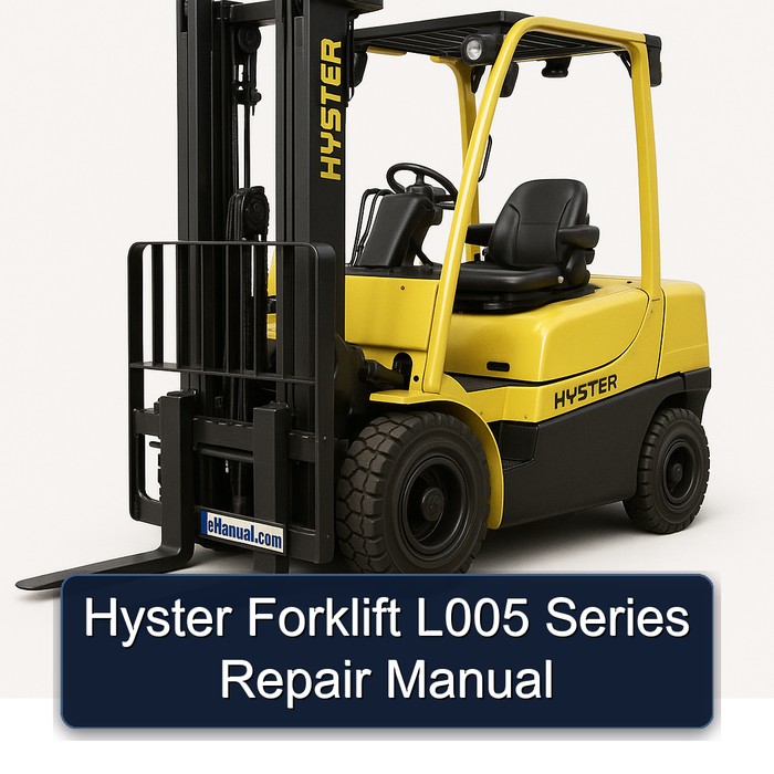 Manual de Reparación - Carretillas Elevadoras Hyster Serie L005: H3.50XMS (H70XM) H3.75XMS (H80XM) H4.00XMS (H90XM) H4.50XM (H100XM) H5.00XM (H110XM) H5.50XM (H120XM)