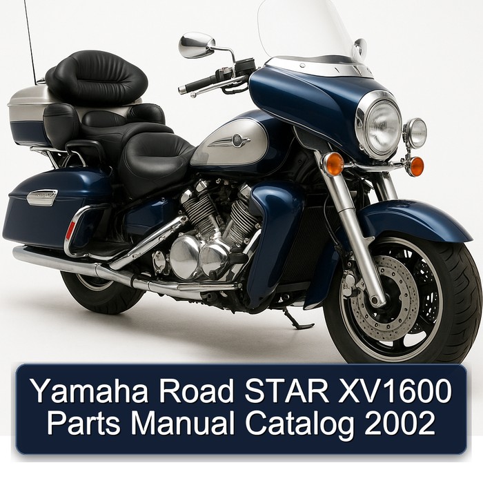 Yamaha Road STAR XV1600 Parts Manual Catalog 2002