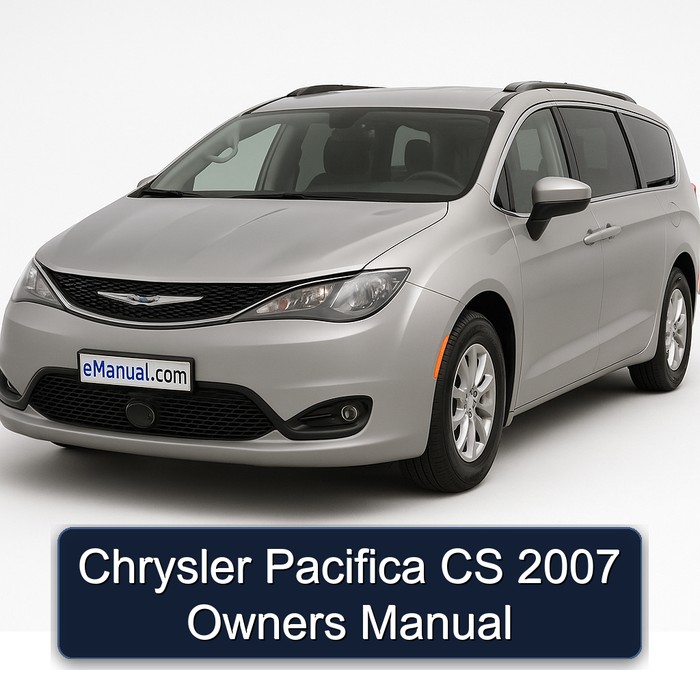 Chrysler Pacifica CS 2007 Owners Manual