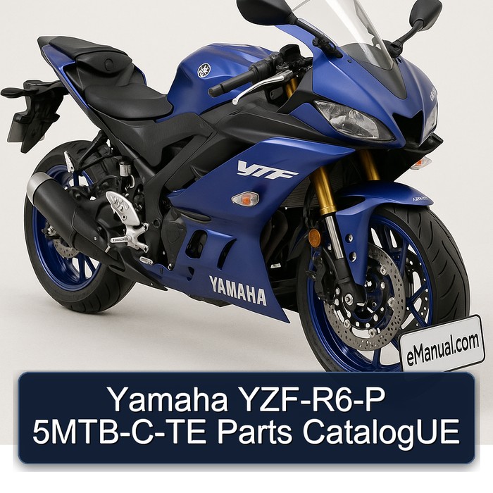 Yamaha YZF-R6-P 5MTB-C-TE Parts CatalogUE