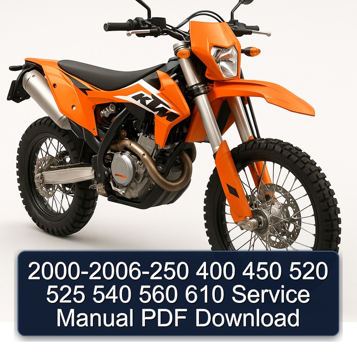 2000-2006-250 400 450 520 525 540 560 610 Service Manual PDF Download