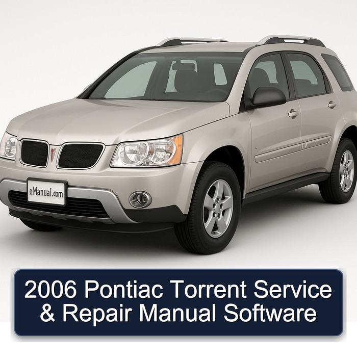 2006 Pontiac Torrent Service & Repair Manual Software
