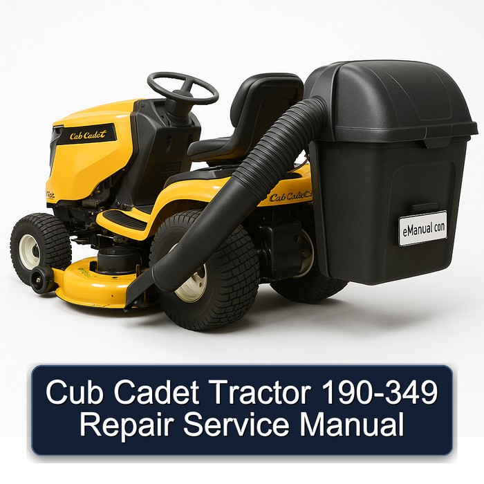 Cub Cadet Tractor 190-349 Workshop Service Repair Manual PDF Download