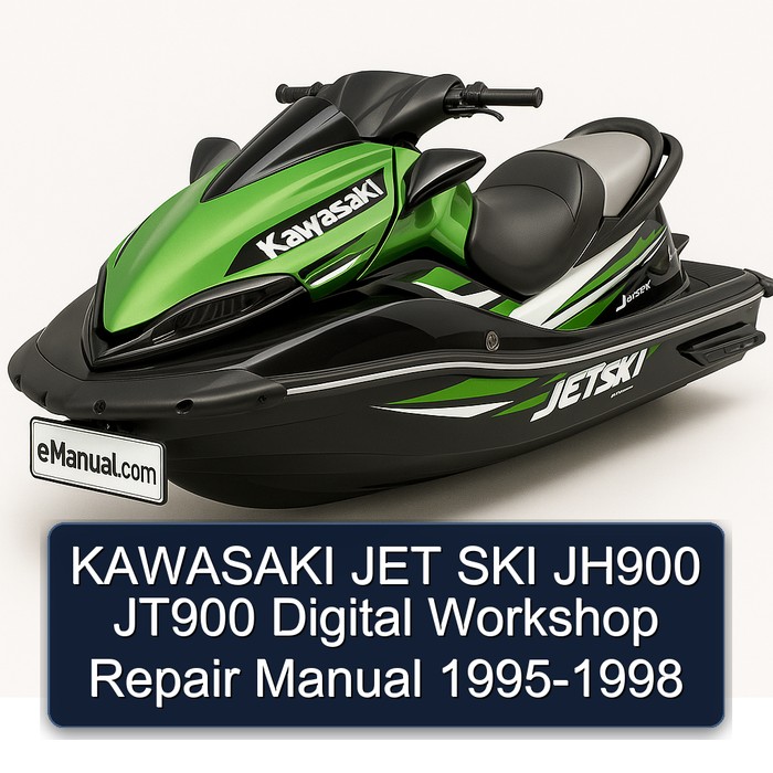 KAWASAKI JET SKI JH900 JT900 Digital Workshop Repair Manual 1995-1998