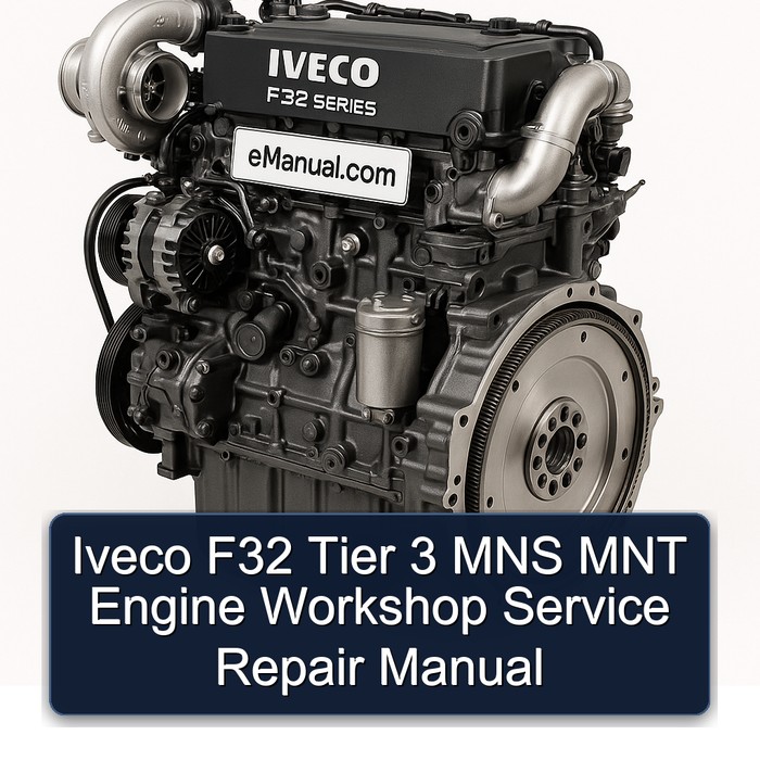 Iveco F32 Tier 3 MNS MNT Engine Workshop Manual de servicio y reparación