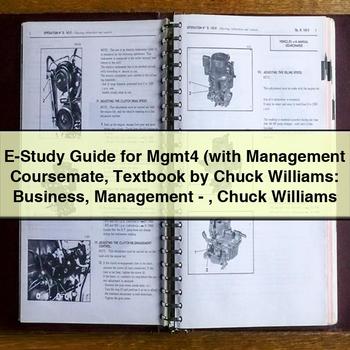 E-Study Guide for Mgmt4 (with Management Coursemate Textbook by Chuck Williams: Business Management-Chuck Williams PDF Download