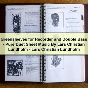 Greensleeves for Recorder and Double Bass-Pure Duet Sheet Music by Lars Christian Lundholm-Lars Christian Lundholm PDF Download