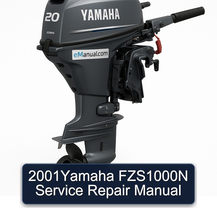 2001Yamaha FZS1000N Manual de servicio y reparación