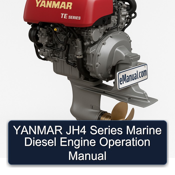 YANMAR JH4 Series Marine Diesel Engine Operation Manual