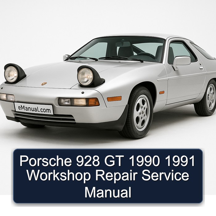 Porsche 928 GT 1990 1991 Workshop Repair Service Manual
