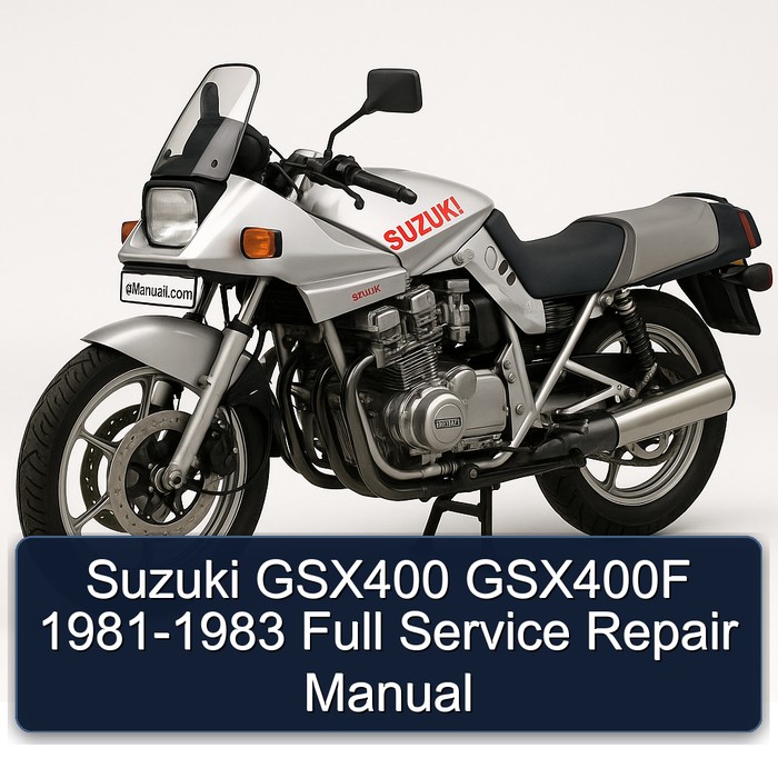 Suzuki GSX400 GSX400F 1981-1983 Full Service Repair Manual