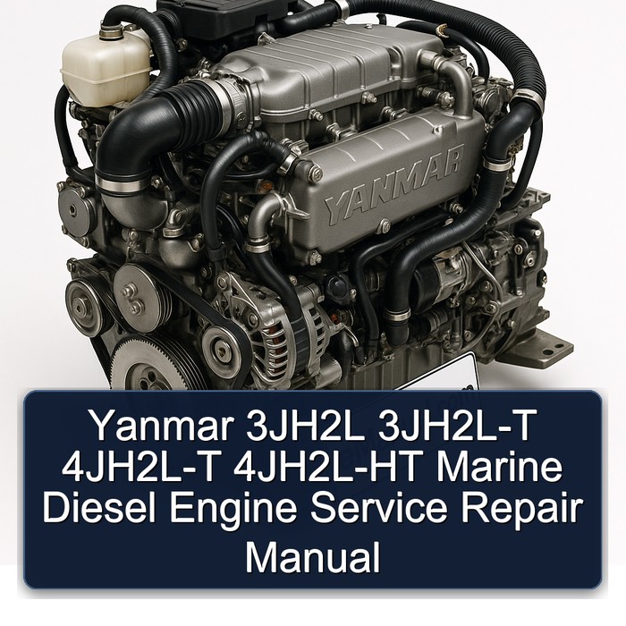Yanmar 3JH2L 3JH2L-T 4JH2L-T 4JH2L-HT Marine Diesel Engine Service Repair Manual 