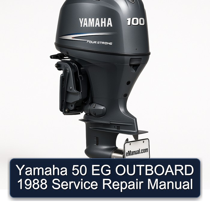 Yamaha 50 EG OUTBOARD 1988 Service Repair Manual 
