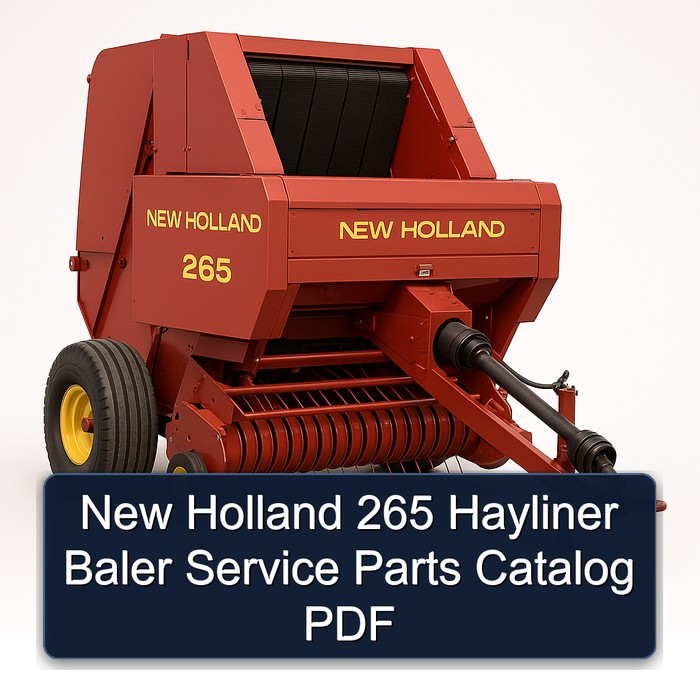 New Holland 265 Hayliner Baler Service Parts Catalog PDF