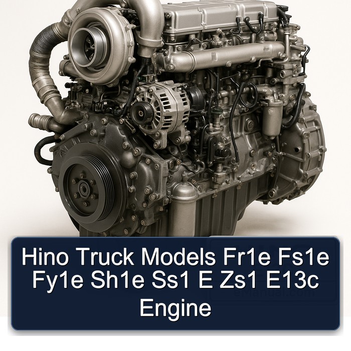 Hino Truck Models Fr1e Fs1e Fy1e Sh1e Ss1 E Zs1 E13c Engine
