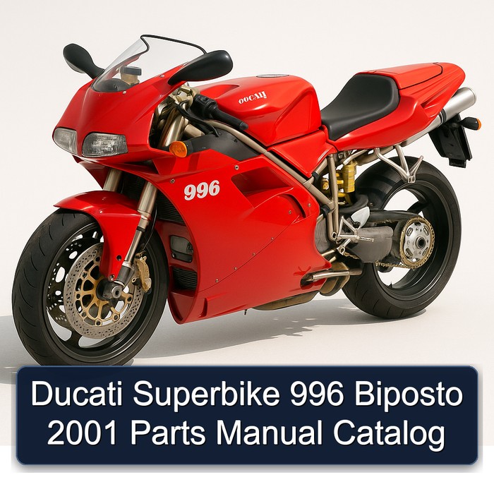 Ducati Superbike 996 Biposto 2001 Parts Manual Catalog
