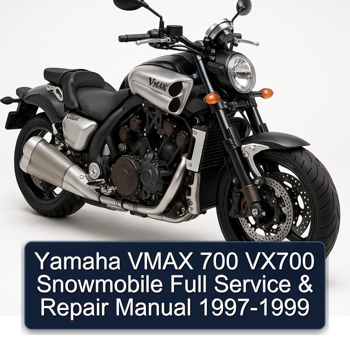 Yamaha VMAX 700 VX700 Snowmobile Full Service & Repair Manual 1997-1999