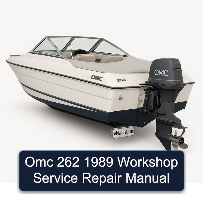 Omc 262 1989 Workshop Service Repair Manual