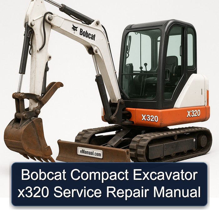 Bobcat Compact Excavator x320 Service Repair Manual