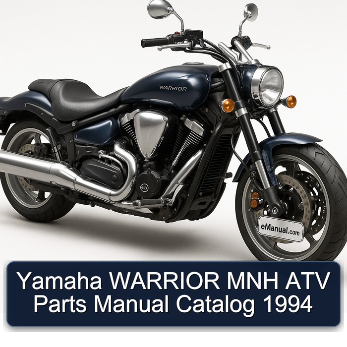 Yamaha WARRIOR MNH ATV Parts Manual Catalog  1994