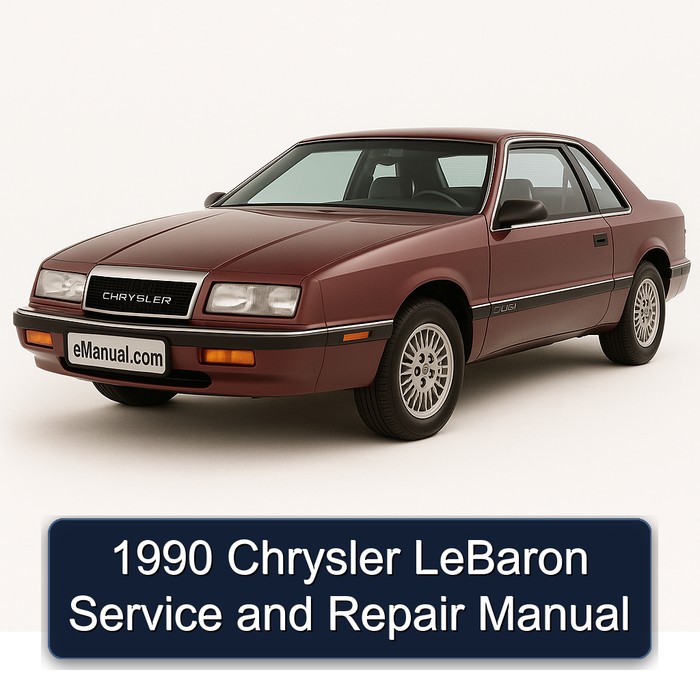 1990 Chrysler LeBaron Manual de servicio y reparación