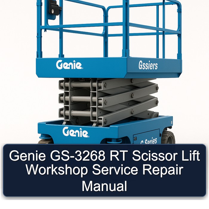 Genie GS-3268 RT Scissor Lift Workshop Manual de servicio y reparación