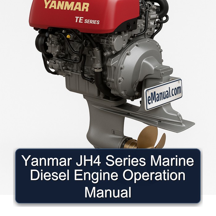 Yanmar JH4 Series Marine Diesel Engine Operation Manual