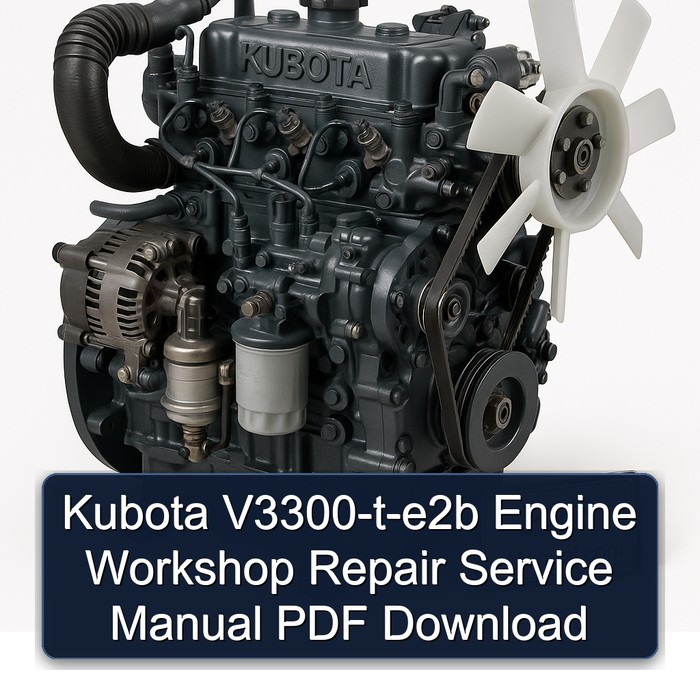 Manual de Reparación del Motor Kubota V3300-t-e2b (PDF)
