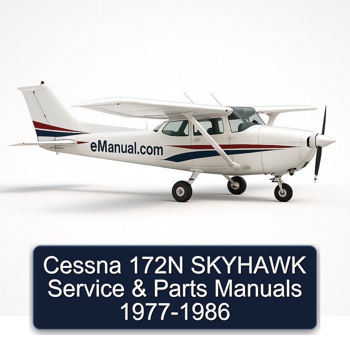 Cessna 172N SKYHAWK Service & Parts Manuals 1977-1986