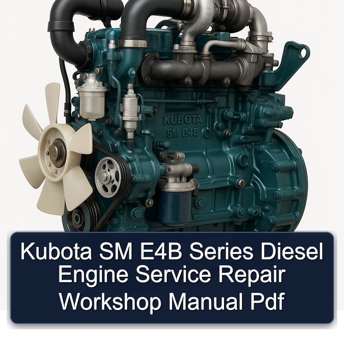 Manual de Reparación y Servicio del Motor Diesel Kubota SM E4B